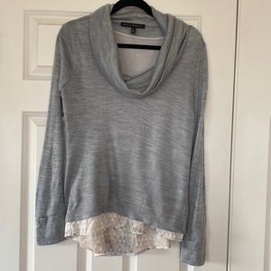White House Black Market lightweight blue/gray sweater
